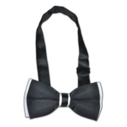 TI0115 business ball party tie bow tailor made personal design black white contrast color tie purchase online hk company supplier hongkong TI0115 business ball party tie bow tailor made personal design black white contrast color tie purchase online hk company supplier hongkong